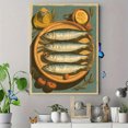 thumbnail image 4 of UXIEQU Sardines Olive Oil Lemon Kitchen Canvas Wall Art 15.75x11.81 Inches, 4 of 8
