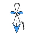 thumbnail image 3 of Blmnix One Piece Womens Bathing Suits Bikini Swimsuits Sexy Swimsuits Swimsuit Halter Women's Tankini Swimsuits,Free Size, 3 of 4