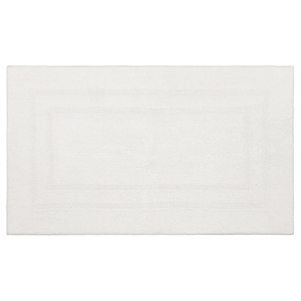 Mohawk Home Cotton Reversible Bath Mat, White, 1' 9