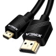 thumbnail image 1 of Micro HDMI Cable 3ft, Type D HDMI to Standard HDMI Support 3D, 4K Resolution, 1 of 6