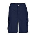 thumbnail image 5 of Cargo Shorts for Men Summer Casual Breathable Straight Leg Loose Fit Bermuda Work Shorts with Pockets, 5 of 5