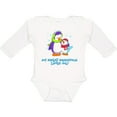 thumbnail image 3 of Inktastic My Great Grandma Loves Me Cute Penguins Boys or Girls Long Sleeve Baby Bodysuit, 3 of 5