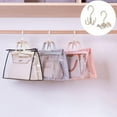 thumbnail image 5 of Yilibing Handbag Storage Women'S Handbag Organizer Dust Cover Bag Transparent Anti-dust Purse Storage Bag for Hanging Closet with Zipper and Handle, 5 of 6