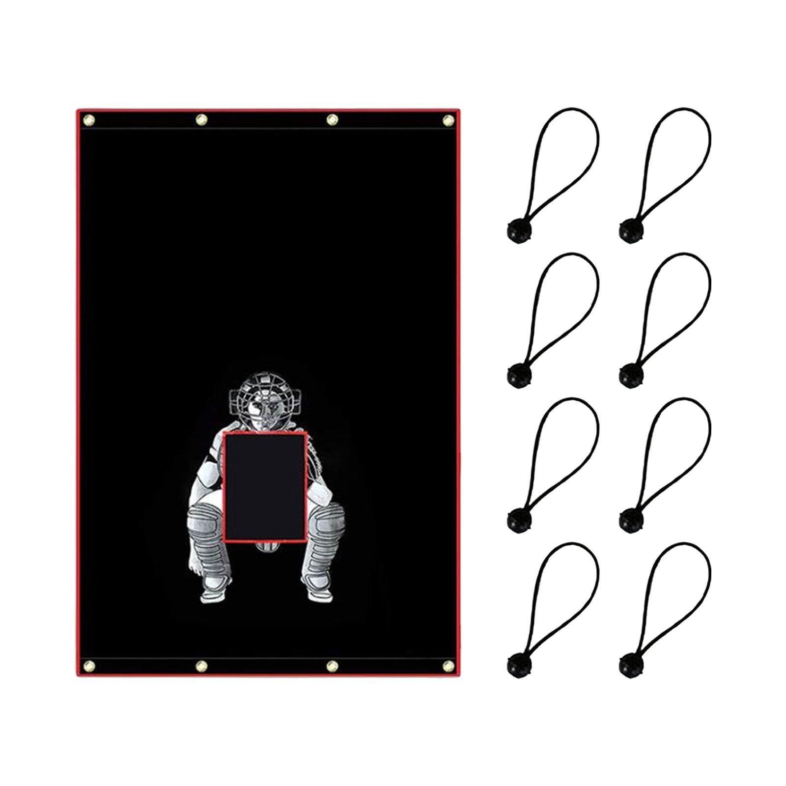 DimyFew Batting Cage Backstop Batting Cage Catcher Heavy Duty Portable Baseball Backstop 183cmx122cm