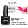 thumbnail image 4 of Kit de uñas acrílicas con lámpara UV, juego de esmaltes de uñas de Gel, herramientas de arte de manicura, juego de herramientas de manicura de Base superior, taladro de uñas, 4 of 4
