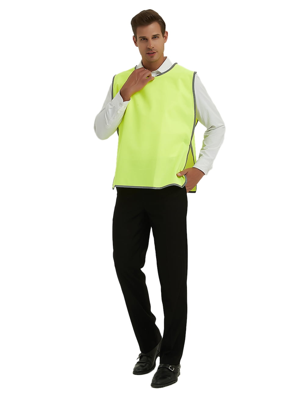 Toptie 12 Packs Reflective Vest Safety High Visibility Vest Reflector Vests for Kid Children Adult-Yellow-S
