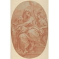 thumbnail image 2 of Sebastiano Conca 17x24 Gold Ornate Framed and Double Matted Museum Art Print Titled - The Prophet Jeremiah (1718), 2 of 4