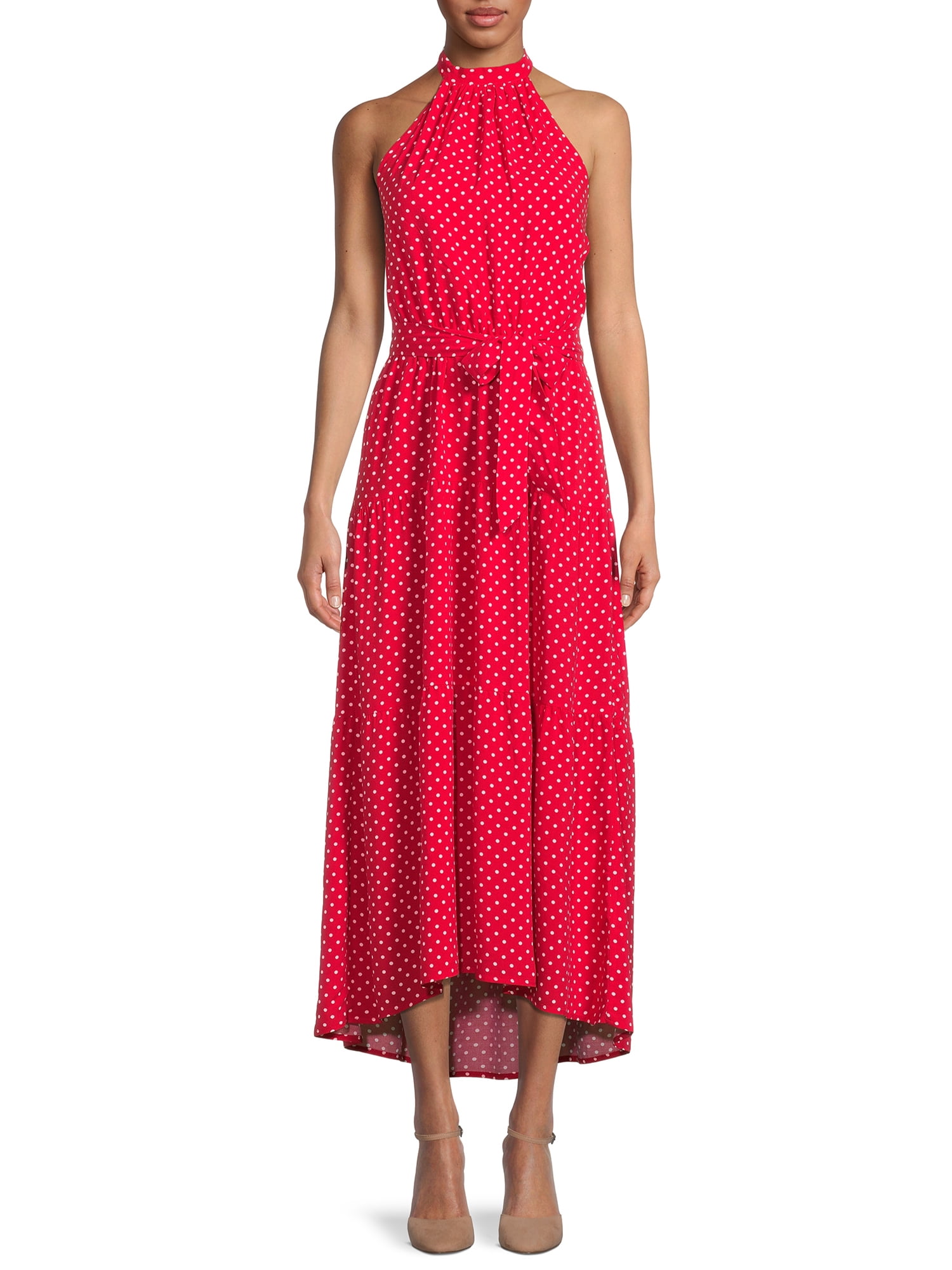 Nine.Eight Womens Halter Maxi Dress