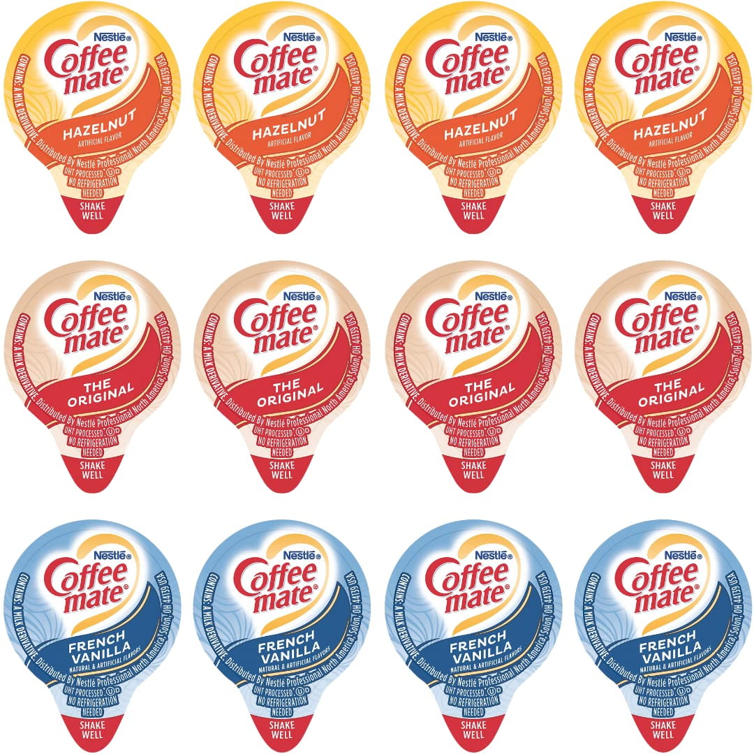 Coffee Mate Liquid Creamer Singles Variety Pack, Individual