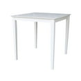 thumbnail image 1 of International Concepts K08-3636-36S 36 in. Solid Wood Square Counter Height Dining Table - White, 1 of 1