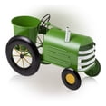 thumbnail image 6 of Alpine Corporation Metal Lime Green Tractor Planter, 6 of 12