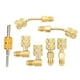 thumbnail image 1 of Adaptador de Manguera de Refrigerante, Kit Adaptador R410a de Fugas de 5/16 A 1/4in de Latón R410a Con Removedor de Núcle de Válvula para R410a Mini Aire Split Acondicionadorador, 1 of 7