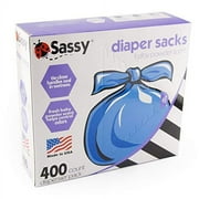 Sassy Disposable Diaper Sacks, 400Count, Blue
