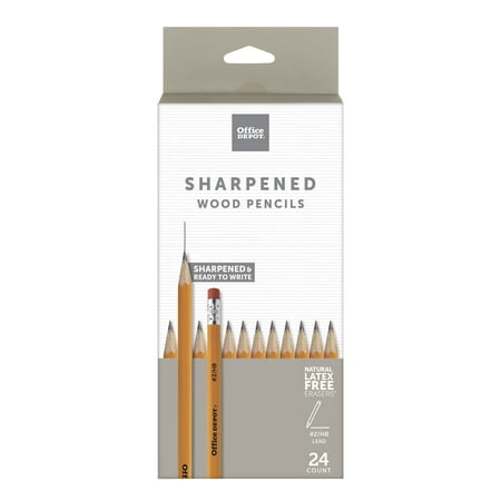 UPC: 0735854731779 | Office Depot® Brand Presharpened Wood Pencils  #2 Medium Soft Lead  Yellow  Pack Of 24 Pencils