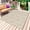White Biscotti Beige, variant on Beige Baroque Outdoor Rug 6x9 Ft - Reversible Patio Rug Outdoor Camping Rugs, Farmhouse Scroll Floral Pattern Art Washable Indoor Outdoor Area Rugs, Non-Slip Outdoor Carpet Runner for Deck/Porch