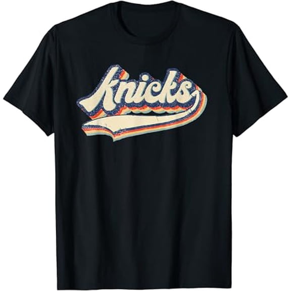 Knicks Name Vintage Retro Gift Men Women Boy Girl T-Shirt