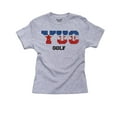 thumbnail image 1 of Yugoslavia Golf - Olympic Games - Rio - Flag Girl's Cotton Youth Grey T-Shirt, 1 of 2