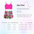 thumbnail image 7 of iiniim Girls 2Pcs Swim Top with Floral Print Swimming Shorts Swimsuit Athletic Summer Beachwear Hot Pink 7-8, 7 of 7