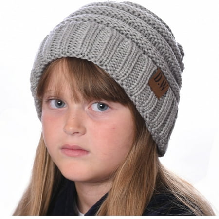 DEBRA WEITZNER Beanie Hats for Kids Unisex Winter Slouchy Beanie for Girls Boys Toddlers