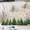 Green Gold Beige, variant on Green Christmas Tree Pillow Covers, Linen Long Throw Pillow Case, Xmas Trees Snowflake Farmhouse Holiday Pillow Protector Decorative Cushion Cover for Living Room/Bedroom 12" x 20"