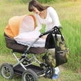 thumbnail image 6 of Balery Deep Forest Stone Green Dragon Mummy Backpack - Waterproof Twill Canvas, Large Capacity Diaper Bag with Multiple Pockets and Adjustable Straps, 6 of 6