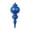 Blue, variant on Vickerman 10" Matte Burnish Orange Finial Ornament, 2 per bag.