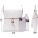 thumbnail image 4 of Monedero tipo bandolera Solene, ligero, mediano, para mujer, color blanco, 4 of 9