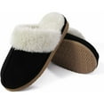 thumbnail image 2 of Pantoufles en Mousse Mémoire Duveteuses pour Femmes, Chaussures d'Intérieur et d'Extérieur Moelleuses pour Femmes et Filles pour l'Hiver, 2 of 7