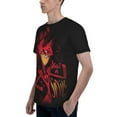 thumbnail image 6 of Unisex Hazbin Hotel 3d Graphic Print Shirts For Mens Womens Casual Short Sleeve Tee Shirts Top, 6 of 7