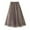 C775 Khaki, variant on Gbsyewxs Womens Skirts Midi Skirt High Elastic Waist Plaid Pleated Casual Women'S Skirts Black