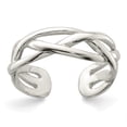 thumbnail image 1 of 925 Sterling Silver Woven Toe Ring, 1 of 2
