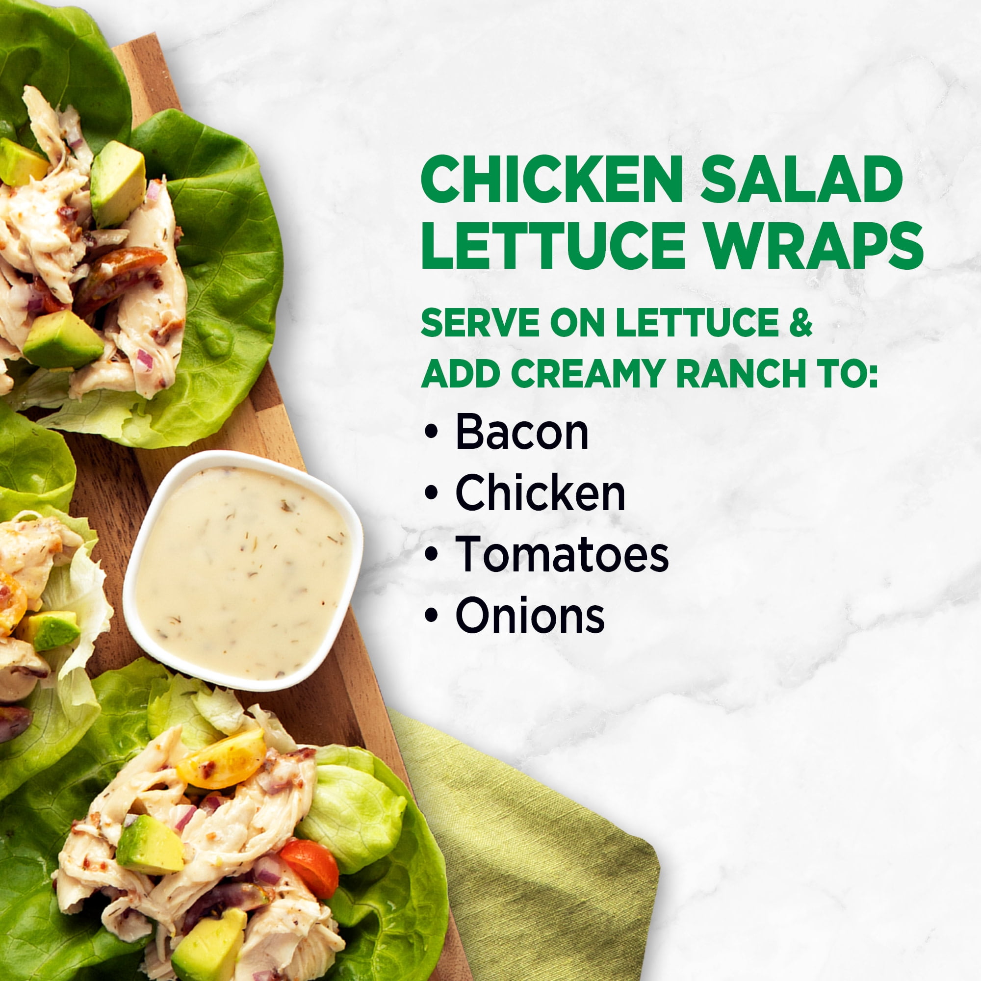 Healthy Choice Plant Powered, Garden Ranch Salad Dressing, 12 fl oz
