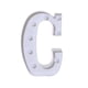thumbnail image 3 of Xihbxyly Luces de Letras, Letrero Led Decorativo con Alfabeto, Caracteres Iluminados En Blanco Cálido, Versátil para Pared o de Pie, Decoración para Mesa de Fiesta, Decoración Navideña para El Hogar, 3 of 4