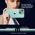 thumbnail image 4 of Dteck for iPhone 15 Plus Camera Lens Protector, Case-Friendly Strong Adsorption Metal Tempered Glass Rear Camera Protector,Green, 4 of 7