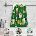 thumbnail image 5 of Dreamtimes Penguins Coins Beer Hand Towels 2 PCS, Ultra Soft and Highly Absorbent, St Patrick's Day Decorative Fingertip Towel for Home, Bathroom, Kitchen, 28.3"x14.4", 5 of 5