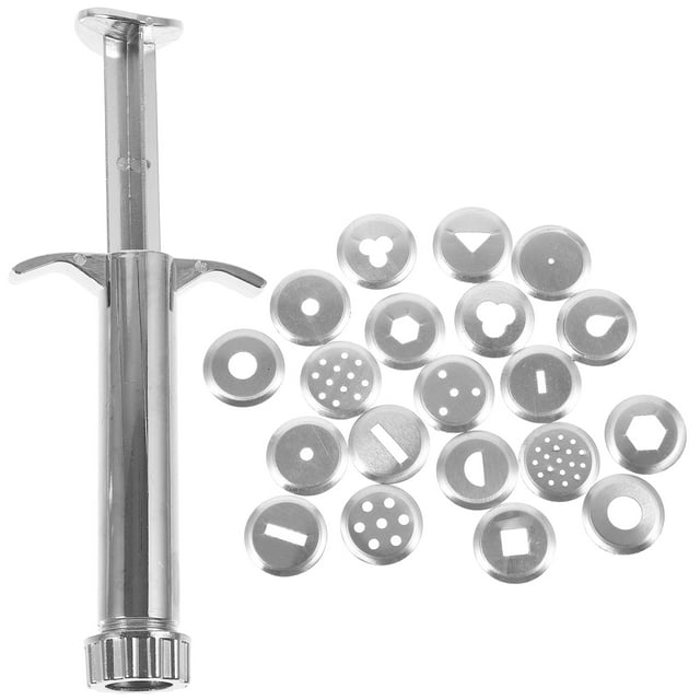 1 Ensemble d'Outils d'Extrudeuse d'Argile Presse-Argile en Acier Inoxydable avec Moules Ensemble Outils en Argile Polymère