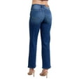 thumbnail image 2 of Judy Blue Full Size Side Seam Detail Straight Jeans with Pockets, 2 of 3