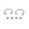 thumbnail image 2 of Horseshoe Ring Pack of two with 4 extra Spikes Two Separate Looks, 2 of 3