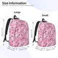 thumbnail image 3 of Lsque Cartoon Poodle Dog Pattern Canvas Daypack, Durable Backpack, High-quality Versatile Backpack,Vintage Compact Backpack-Medium, 3 of 6