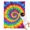 Rainbow Tie Dye, variant on Rainbow Tie Dye Mandala Pattern Blanket,Comfortable Soft Flannel Throw Blanket,All Season,Warm Lightweight Blankets for Sofa Bed Couch Living Room Chair,30"x40"