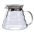 thumbnail image 2 of Tong Glass Coffee Server Standard Glass Coffee With Lids For Drip Coffee Maker, 2 of 4