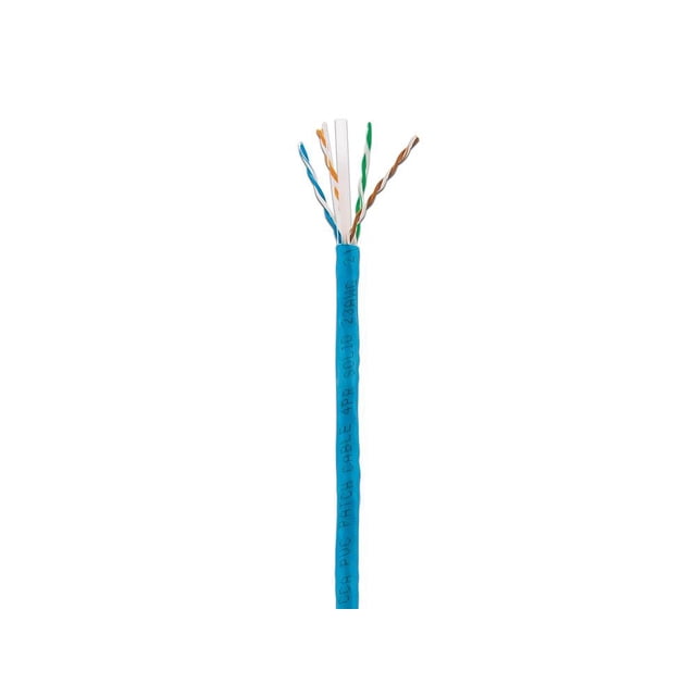 Bobina de Cable Cat6 UTP Caja con 305 m, Azul, 23 AWG, Sólido. INTELLINET NETWORK SOLUTIONS 704670