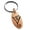 Rose, variant on Stainless Steel Reiki Dumo Tibetan Master Engraved Small Oval Charm Keychain Keyring