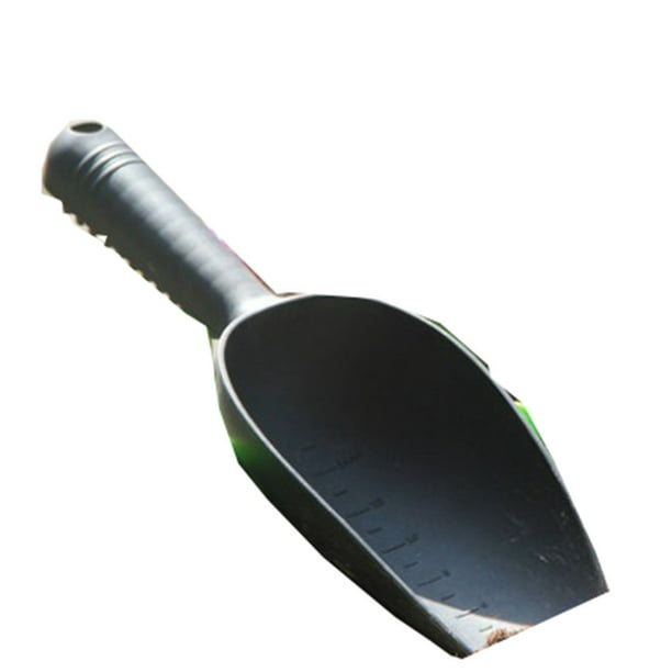 Pala de plástico, pala pequeña para suelo, herramienta para plantar verduras, pala para suelo de jardinería Negro Zulema Pala de tierra de jardinería