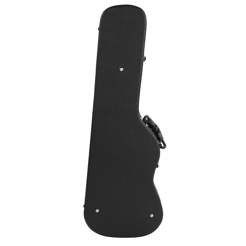 Tcbosik Electric Guitar Hard Case, Hard-Shell Protective Carrying Case with Lock for GST/GTL Style, Black