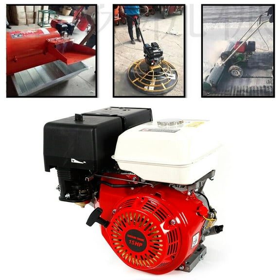 DENEST 420CC Gas Engine 15 HP 4 Stroke Gas Engine Go Kart Motor Forced Air Cooling 9kw