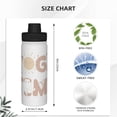 thumbnail image 3 of Yiaed Cat Yoga Time Print Sports Insulated Kettle Bottle Reusable Stainless Steel Insulated Cup, Outdoor Portable Casual Stainless Steel Insulation Cup, 3 of 7