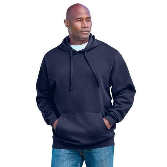 KingSize Men's Big & Tall Fleece Pullover Hoodie - 2XL, Navy