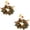 Style B, variant on Candle Rings, Artificial Fall Maple Leaves Pine Cone Decorated, 2 Pack Seasonal Tabletop Mini Wreaths, for Thanksgiving Autumn Harvest Home Kitchen Mantel Dinner Party Candle Centerpiece Decoration