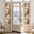 thumbnail image 2 of Farmhouse Sunflower Window Privacy Film, Vintage Daisy Butterflies Rustic Wood Static Cling UV Sun Blocking Heat Control Window Tint Day and Night, Non-Adhesive One Way Privacy Cover 17.7''x78.7'', 2 of 7